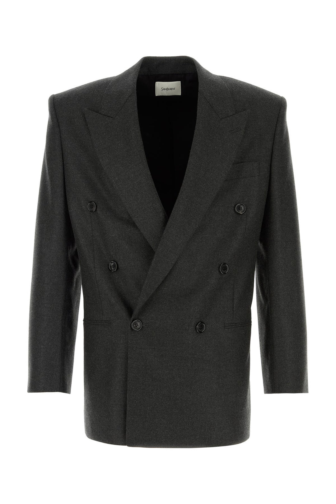 Charcoal cashmere blazer