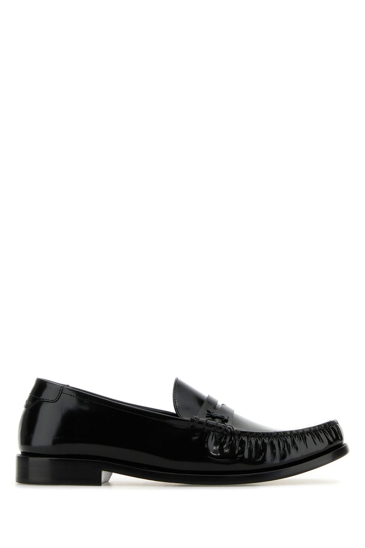 Black leather Le Loafer loafers