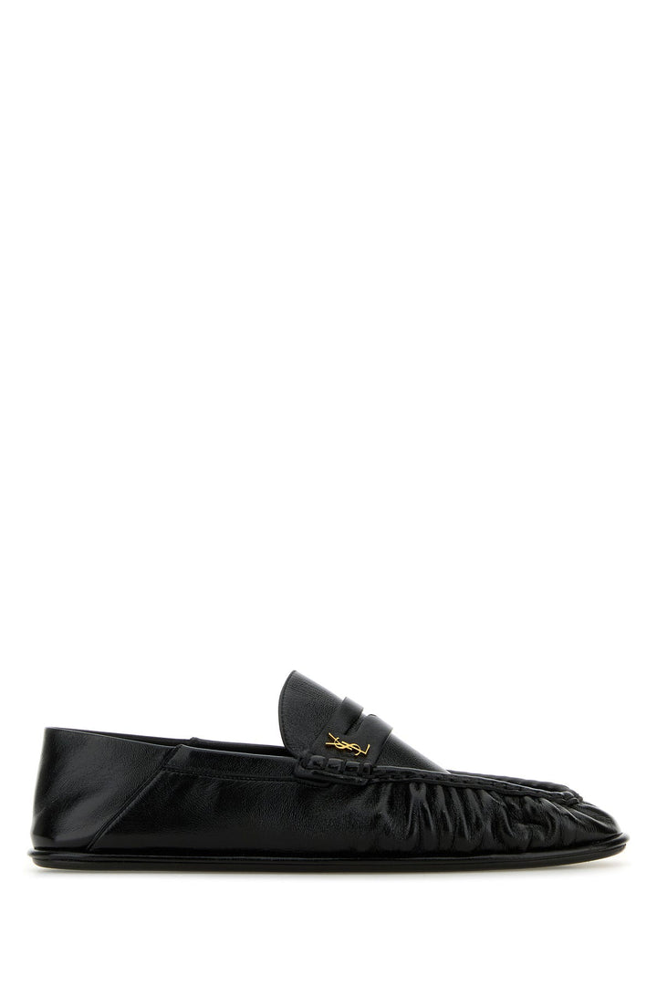 Black leather Le Loafer loafers