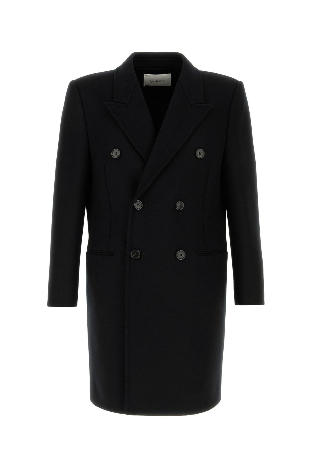 Black wool coat