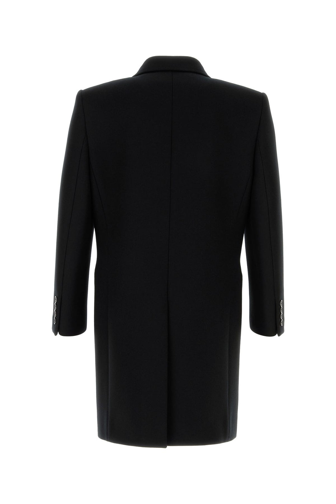 Black wool coat