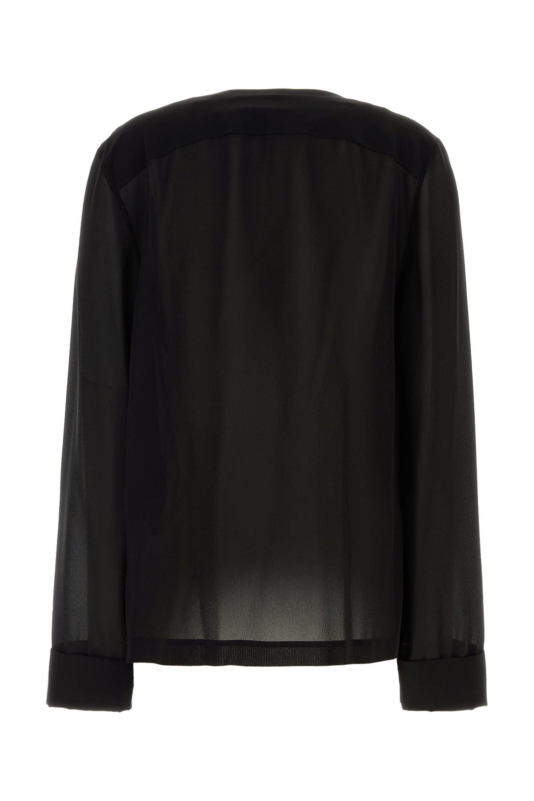 Black crepe shirt