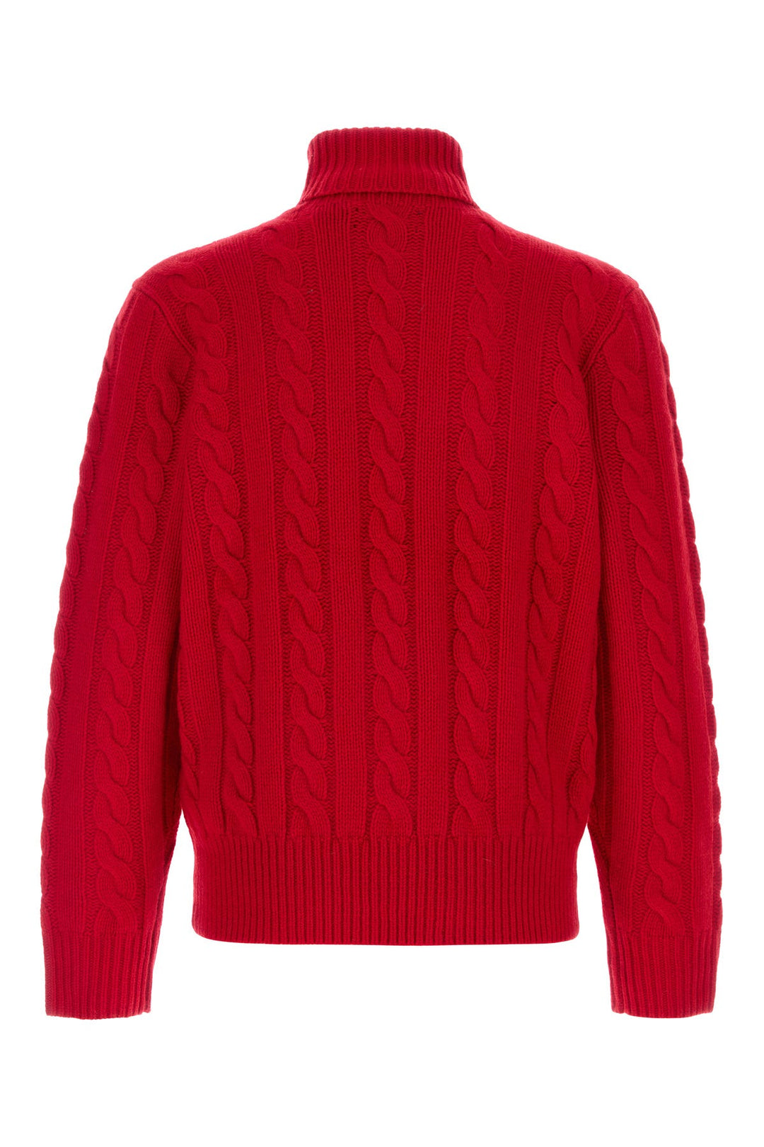 Red wool blend sweater