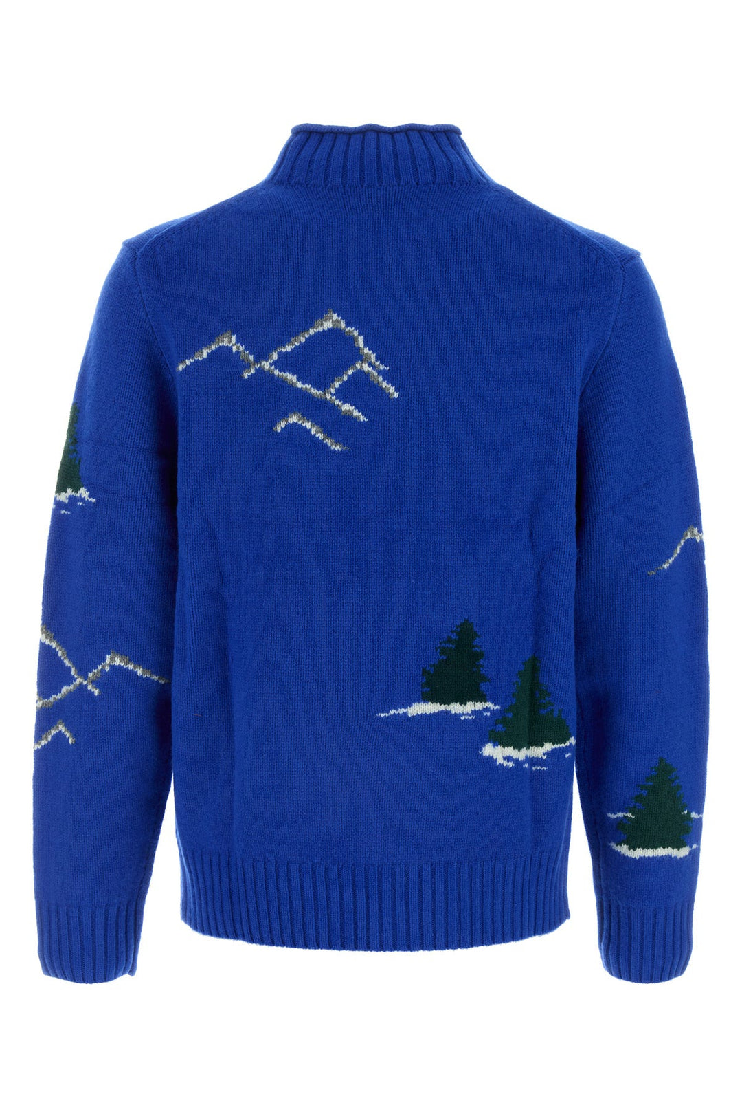 Blue wool sweater