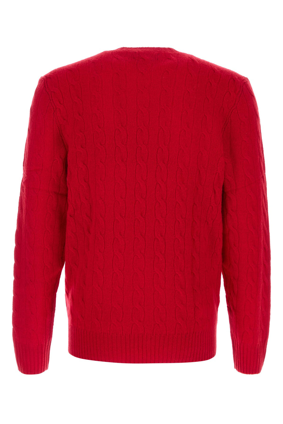 Red wool blend sweater Red cashmere sweater