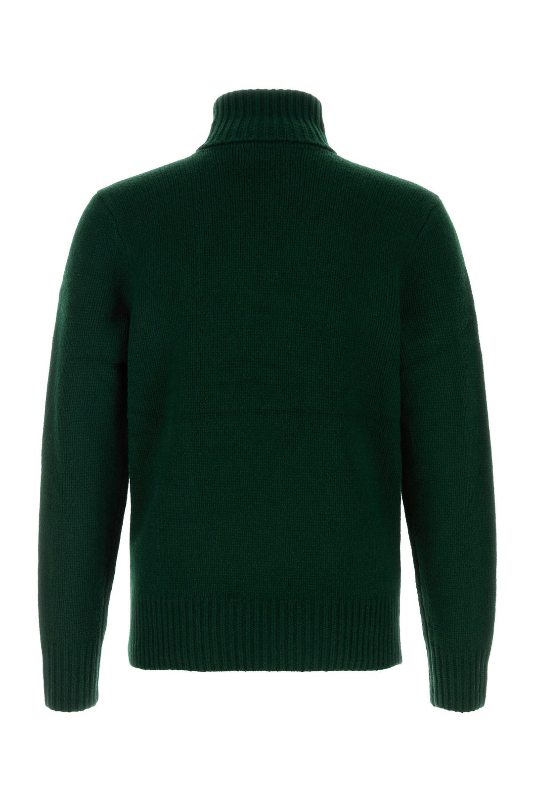 Dark green wool blend sweater