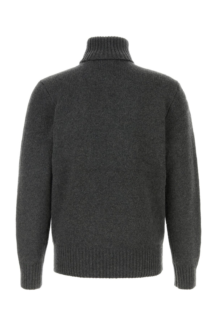 Dark grey wool blend sweater