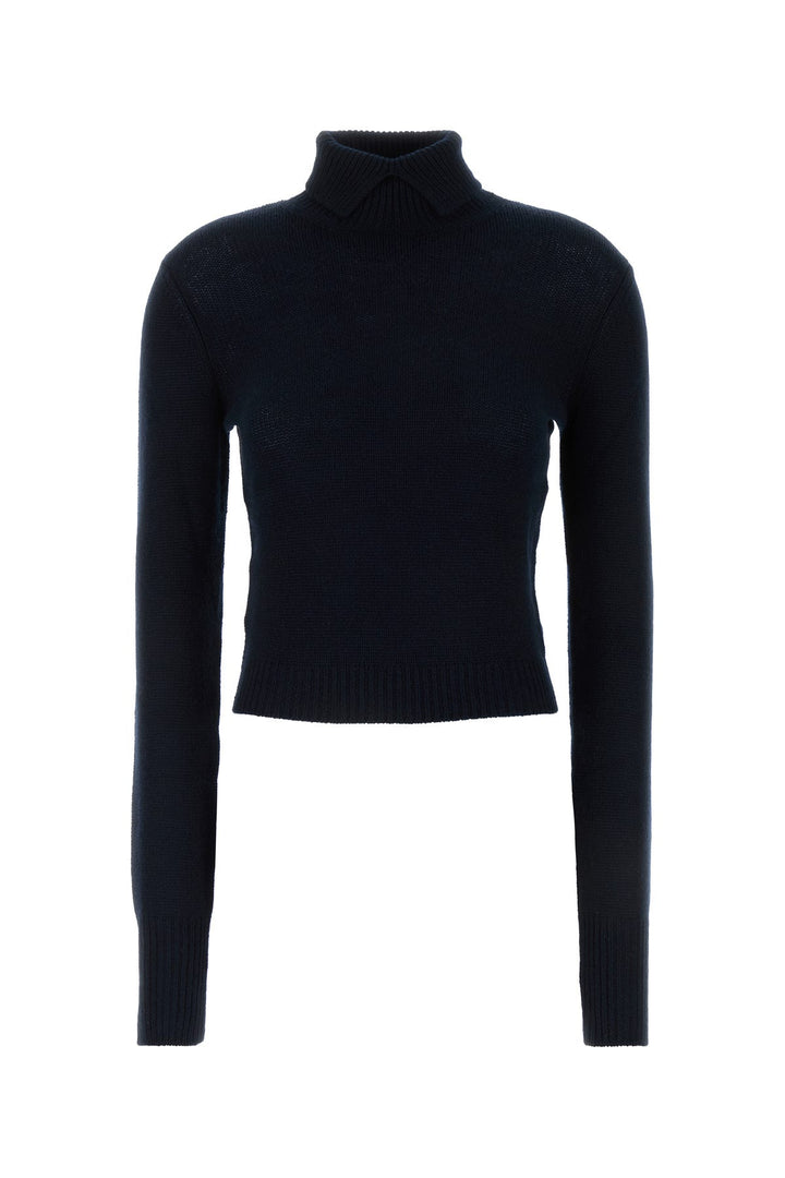 Blue cashmere sweater