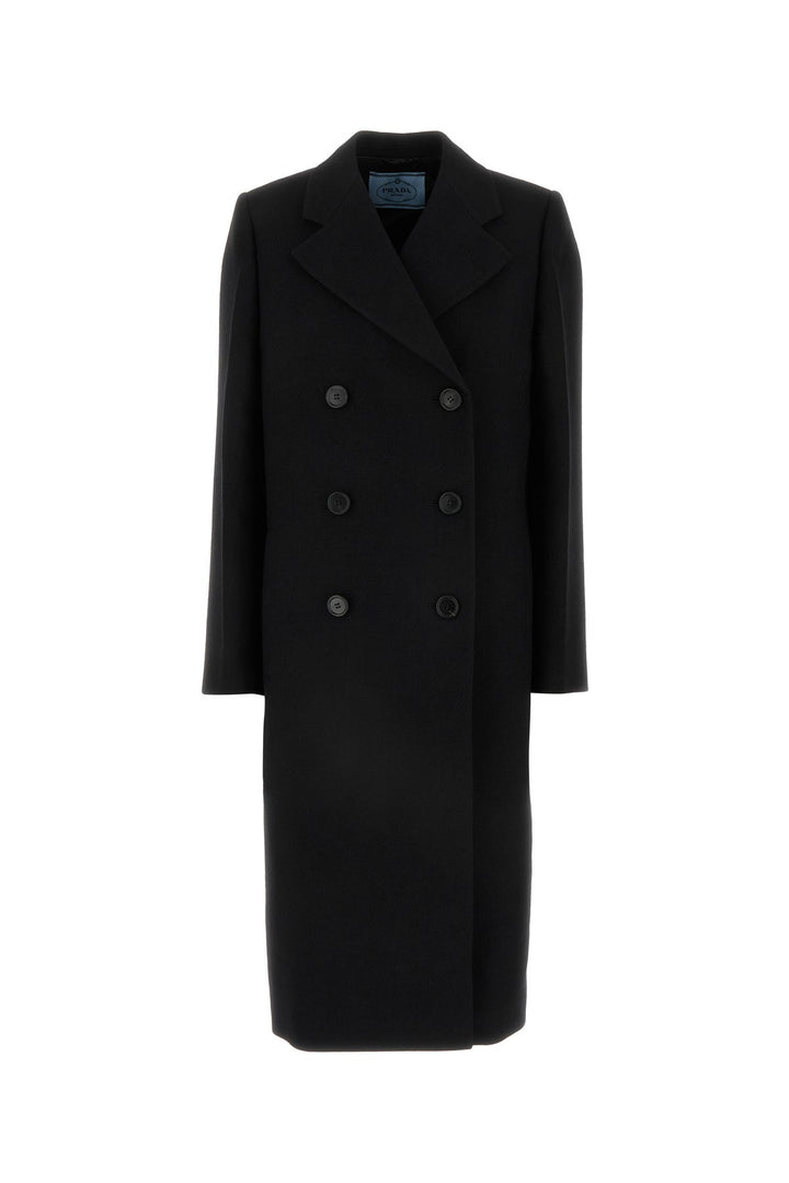 Black wool coat