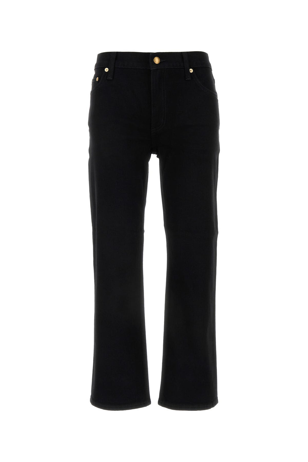 Black stretch denim jeans