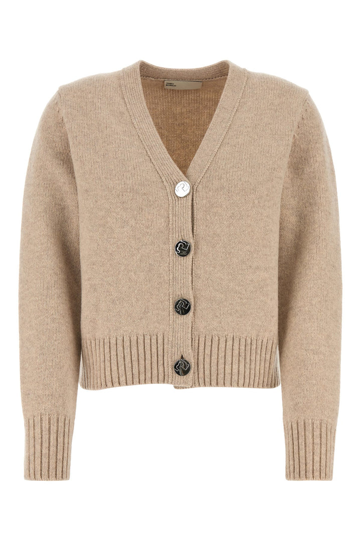 Sand wool cardigan