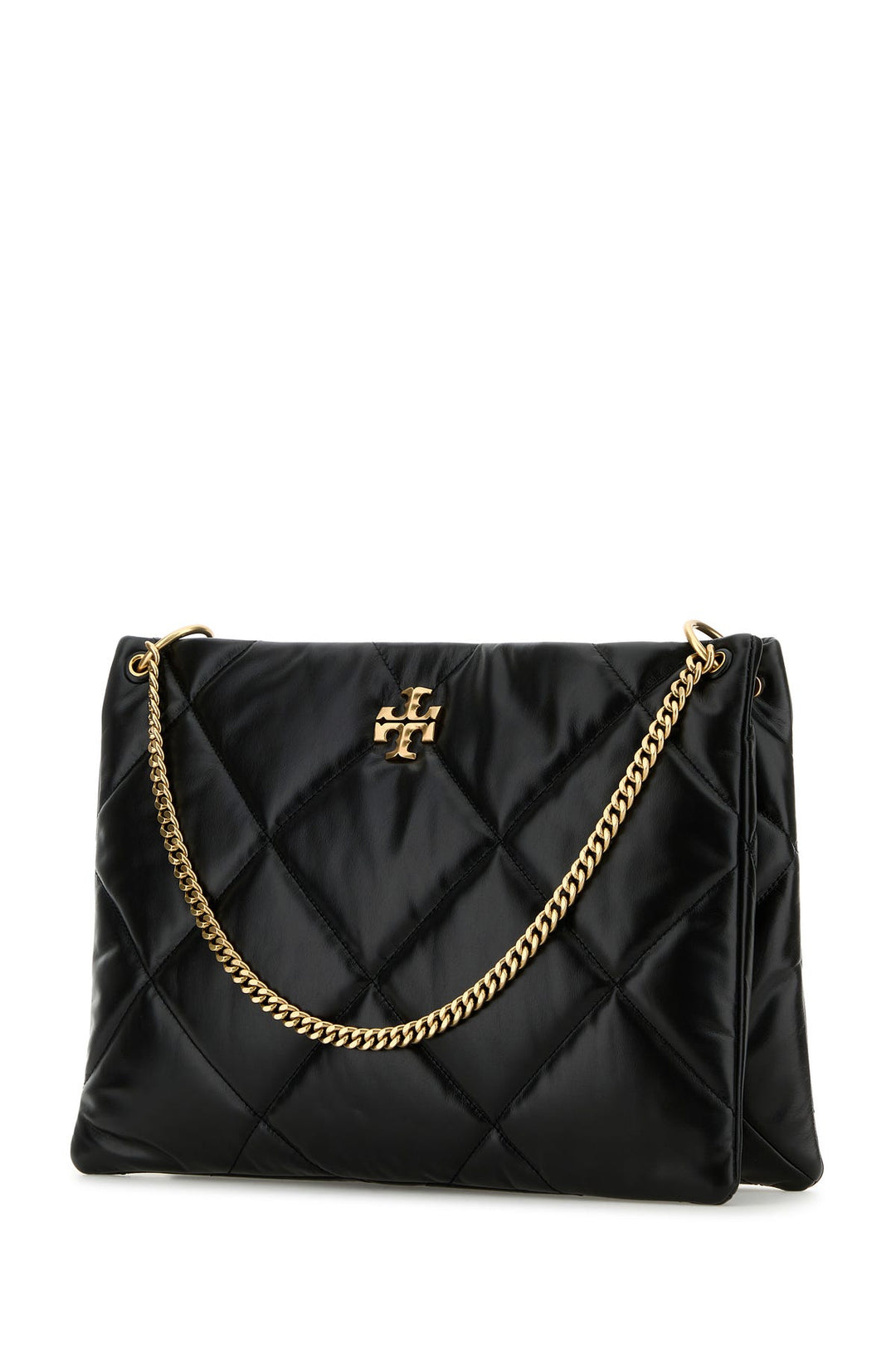 Black leather Kira shoulder bag