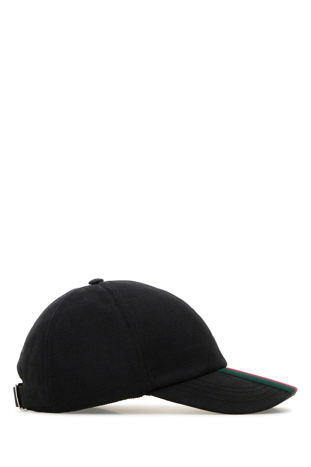 Black GG Supreme fabric baseball cap