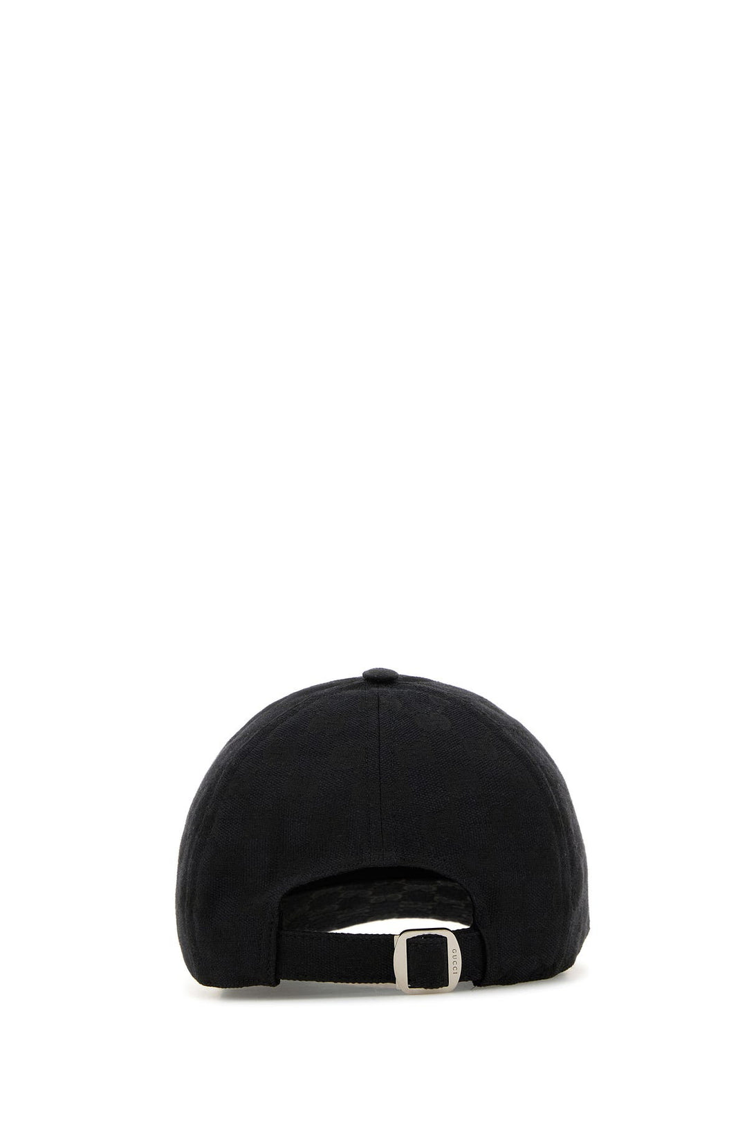 Black GG Supreme fabric baseball cap