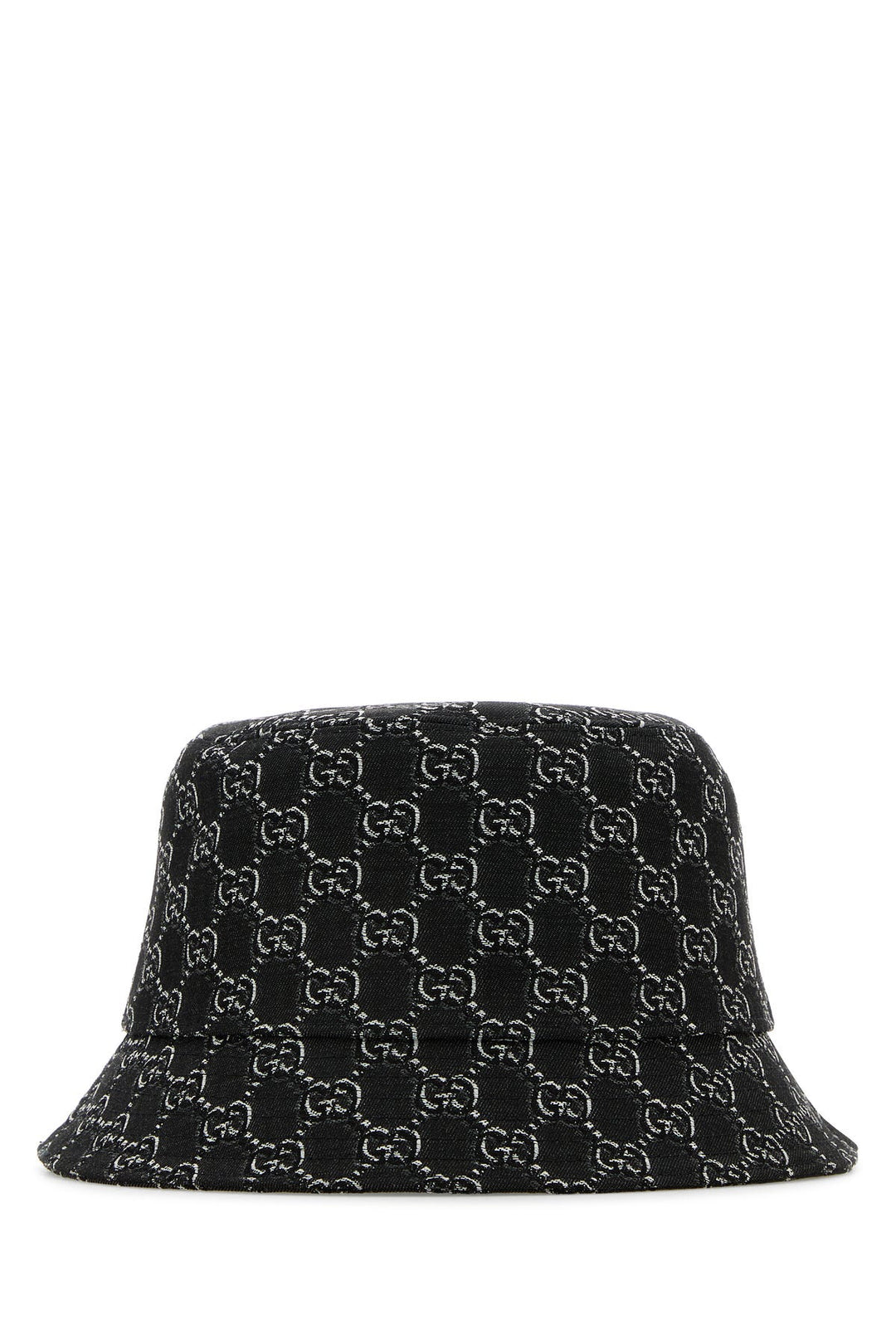 Black GG Supreme fabric bucket hat