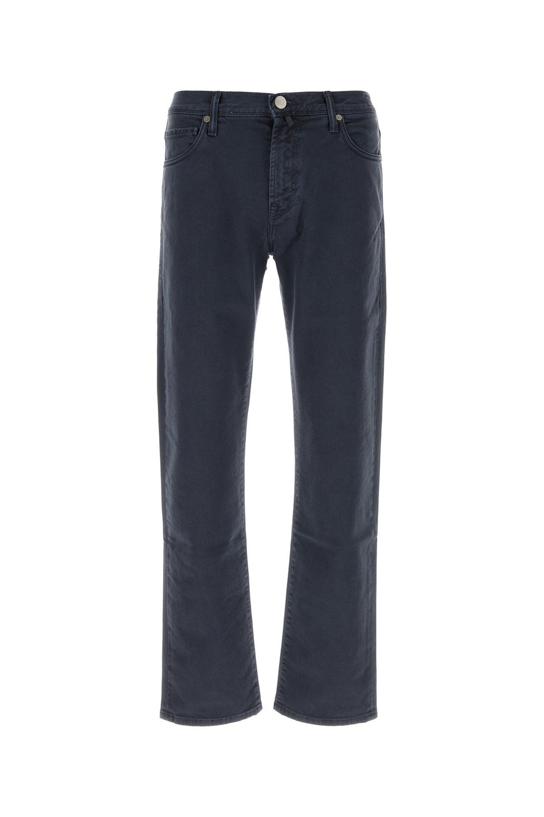 Navy blue stretch denim jeans