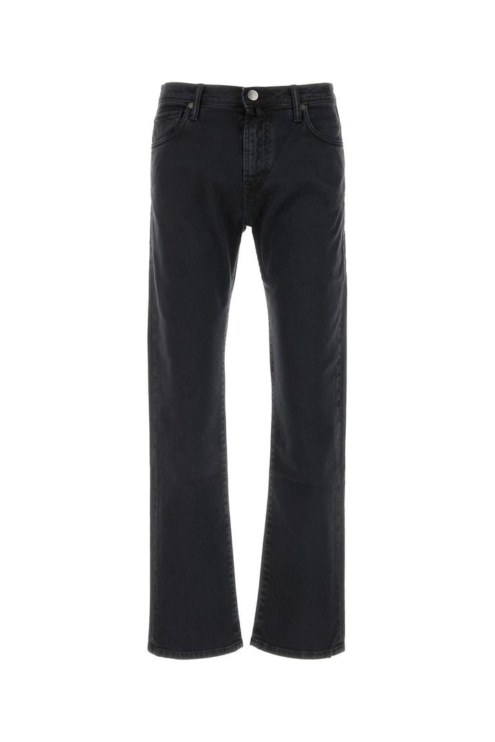 Black stretch denim jeans