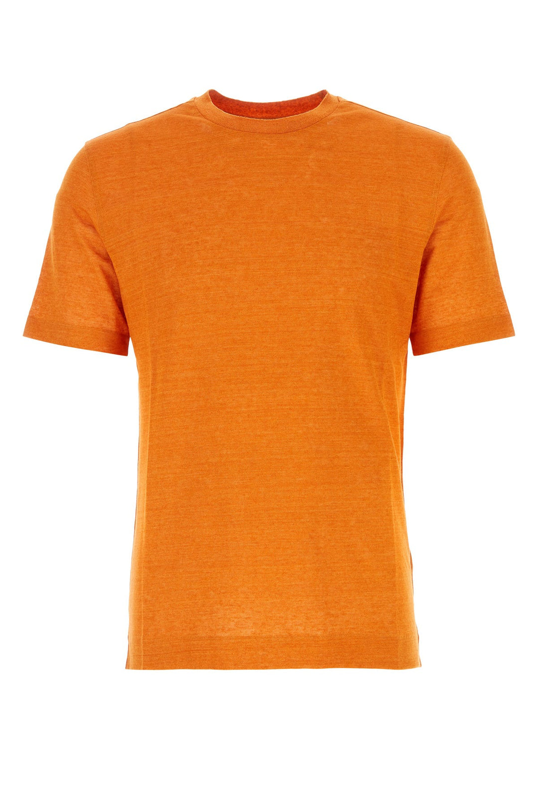 Orange linen t-shirt