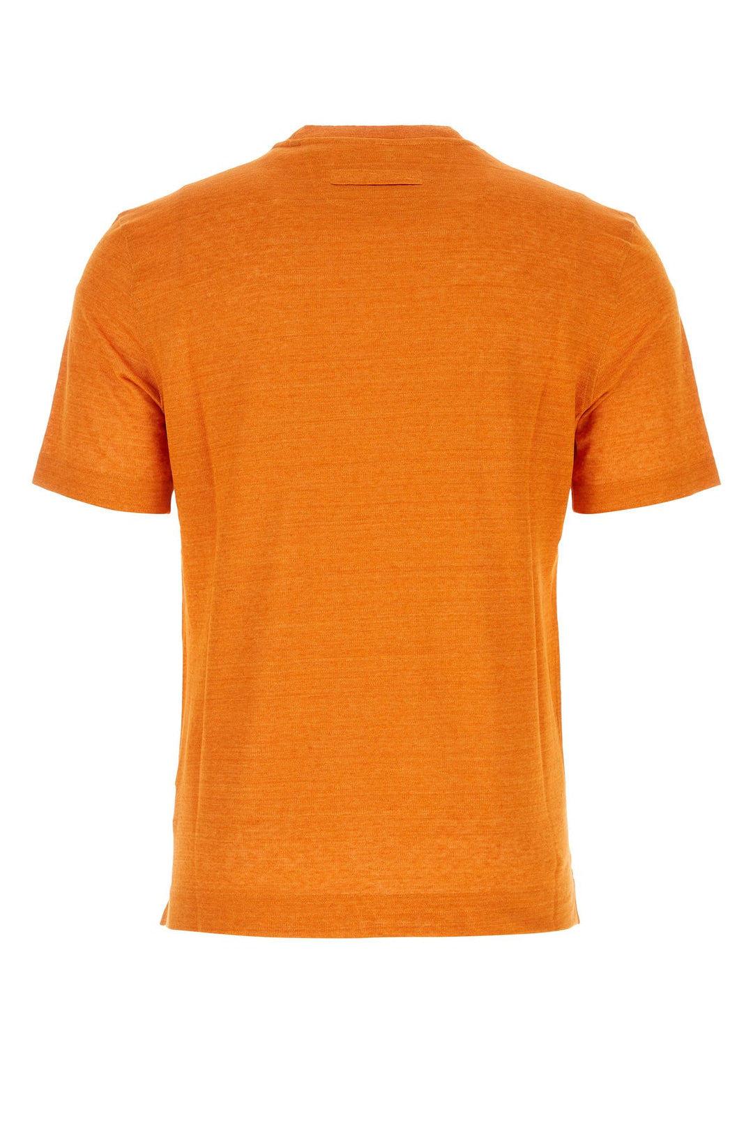 Orange linen t-shirt