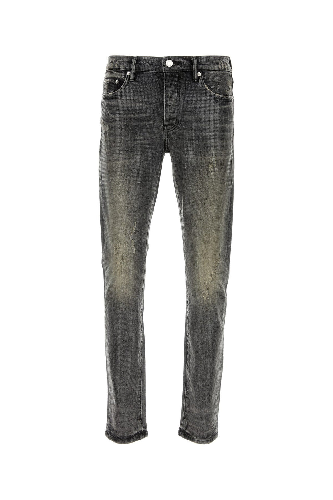 Black stretch denim P001 jeans