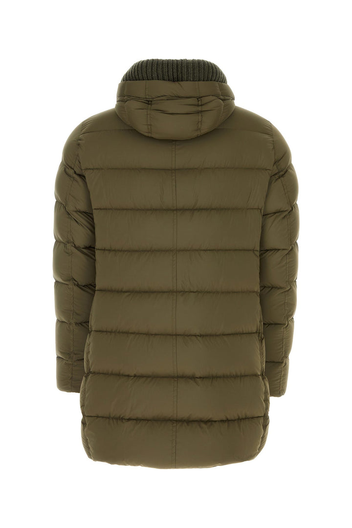 Army green nylon padded jacket