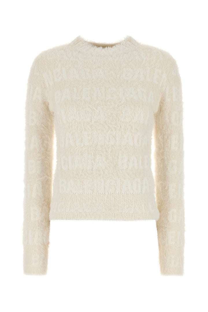 Ivory wool blend sweater