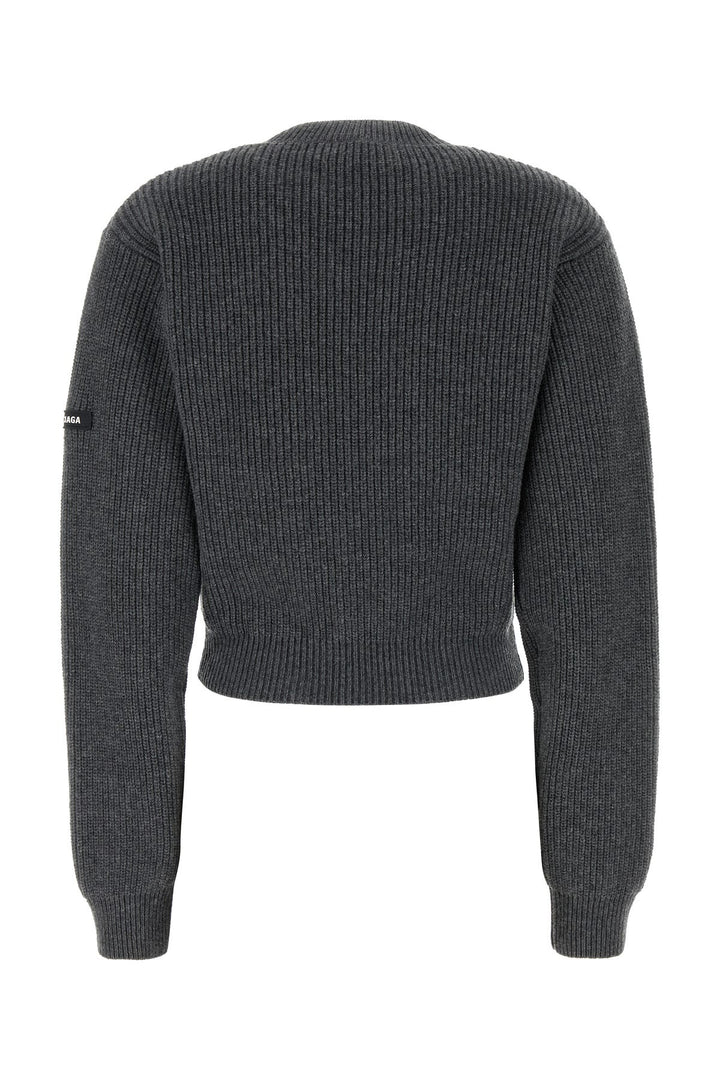 Dark grey wool sweater