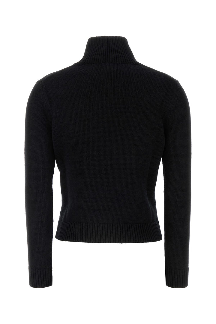 Black wool blend sweater