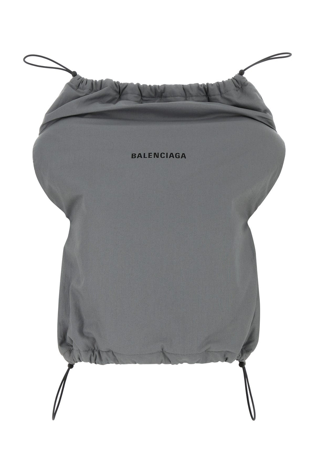 Grey cotton Shoe Bag top