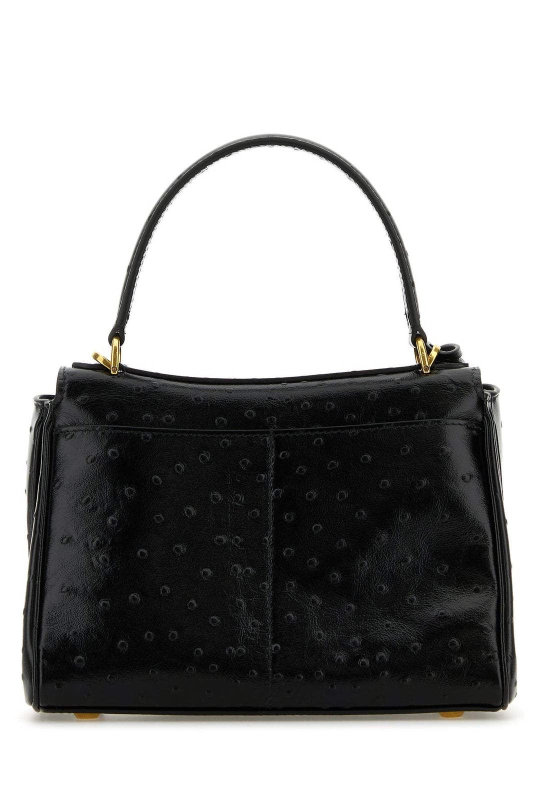 Black leather mini Rodeo handbag