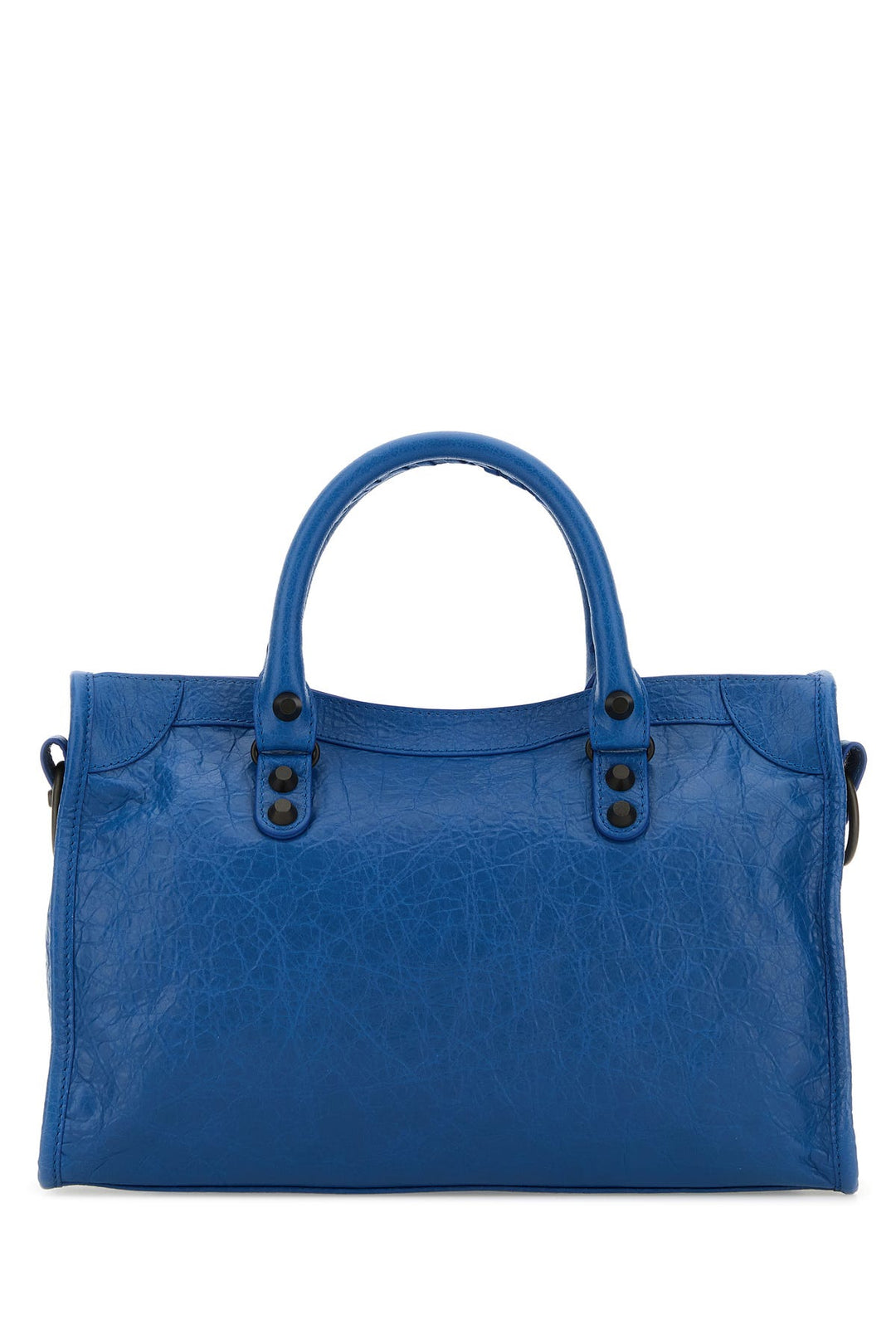 Denim blue leather small Le City handbag