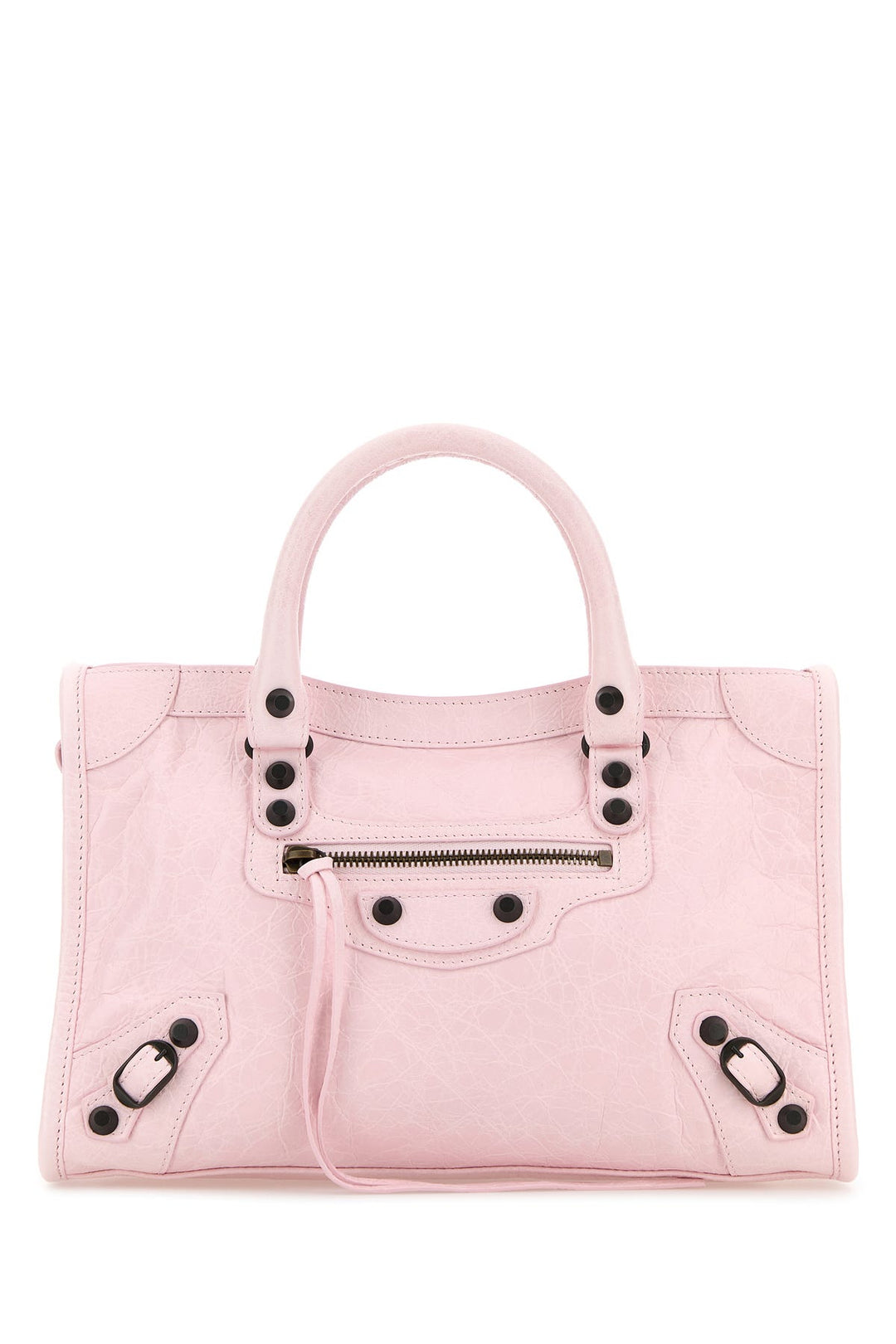 Light pink leather small Le City handbag