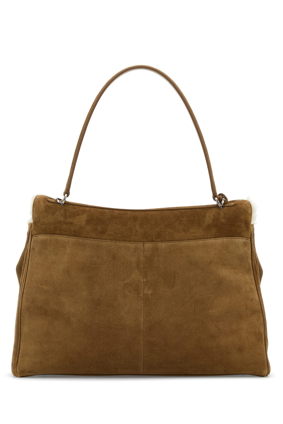 Biscuit suede large Rodeo handbag