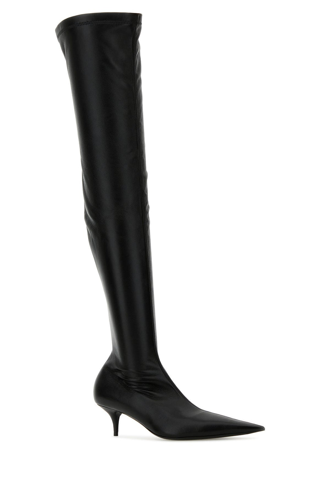 Black nappa leather Avenue boots