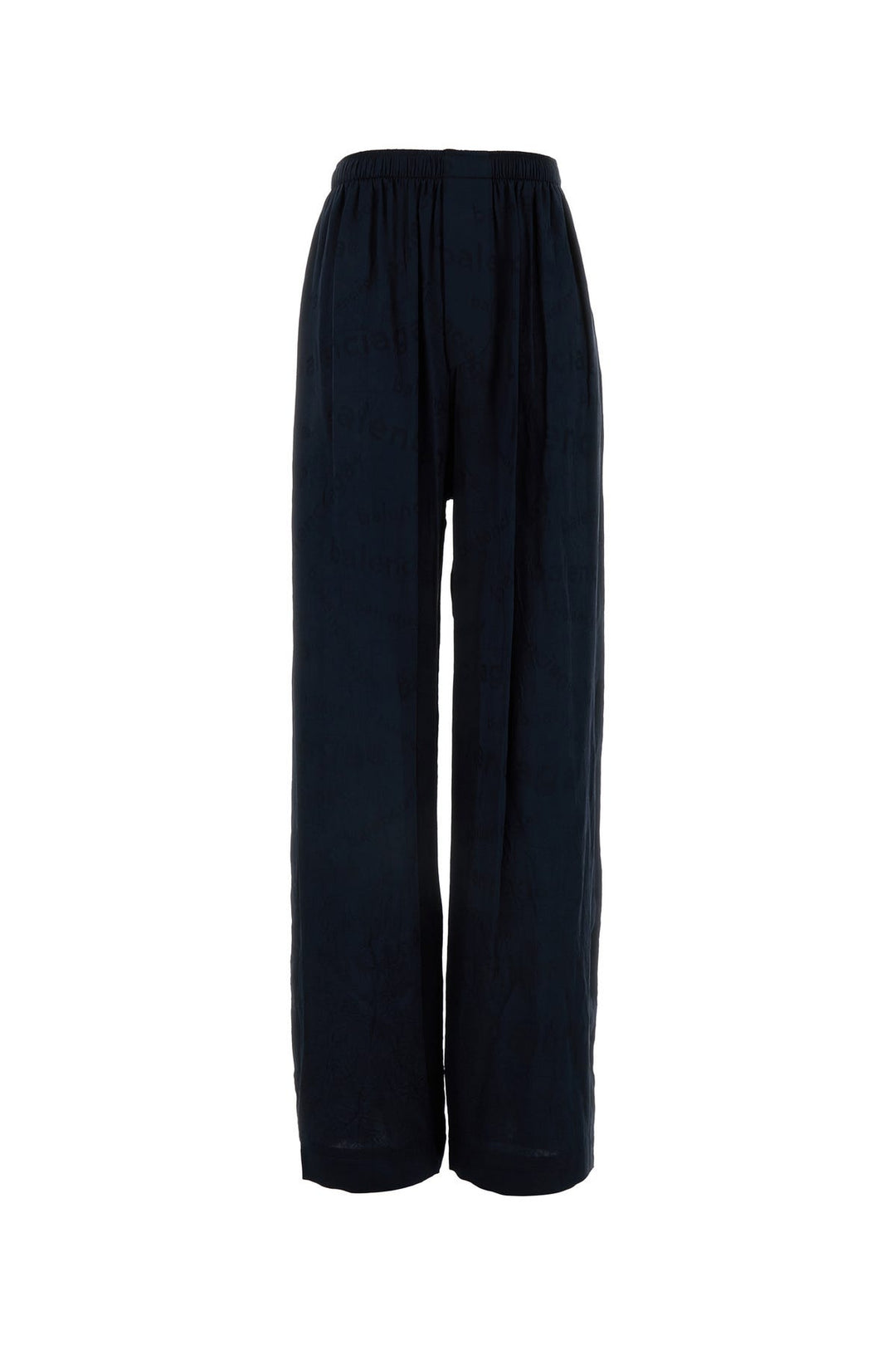 Midnight blue silk pyjama pant