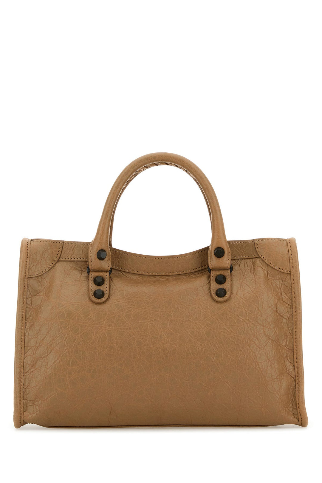 Camel leather small Le City handbag