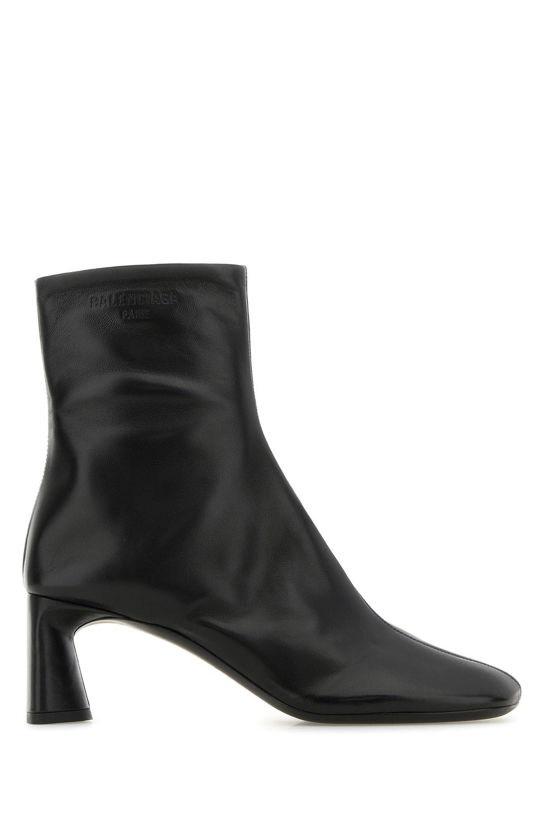 Black leather Dutyfree ankle boots