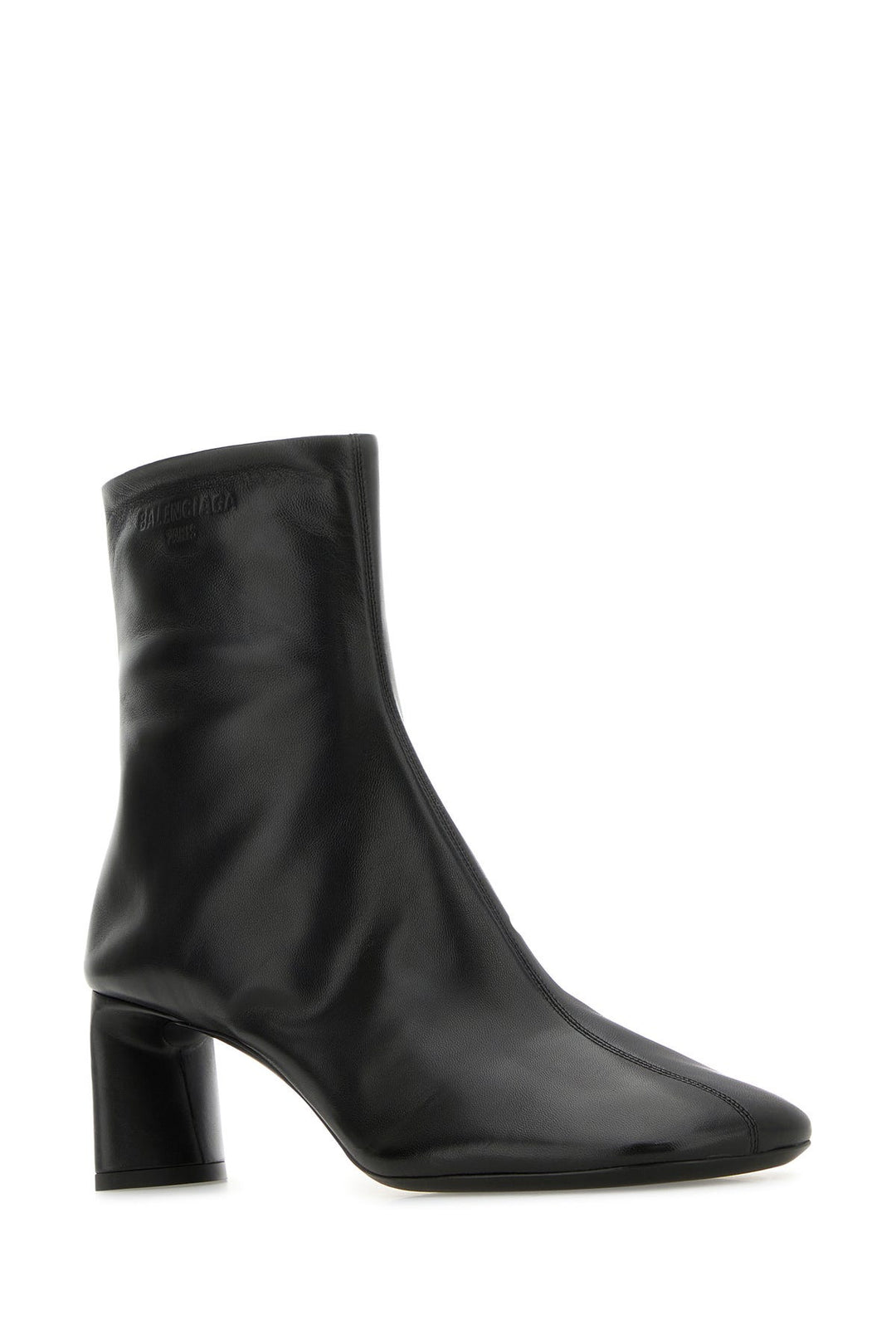 Black leather Dutyfree ankle boots