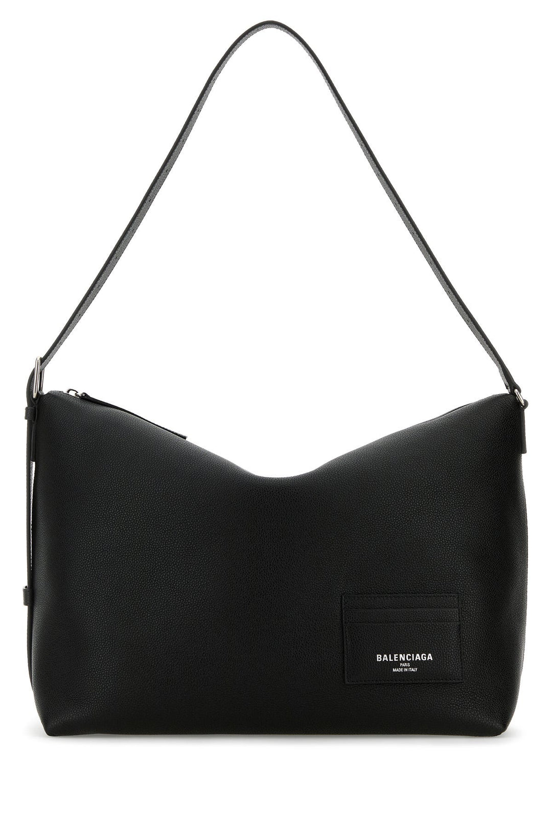 Black leather large Credit crossbody bag