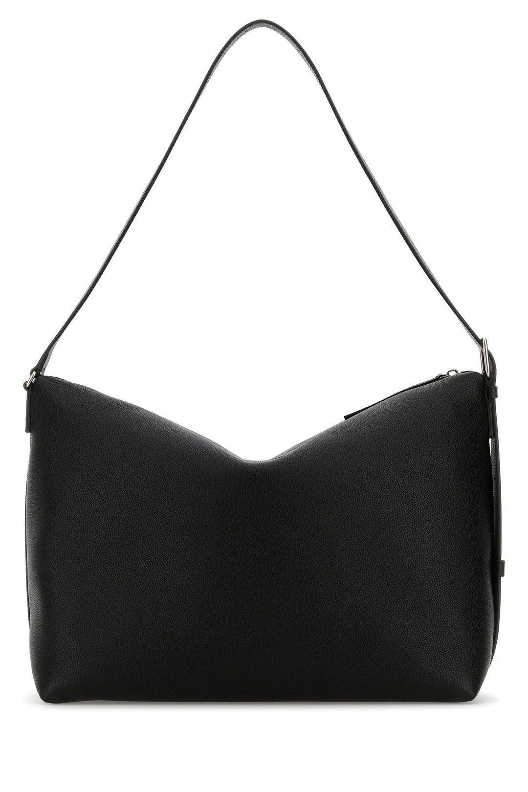 Black leather large Credit crossbody bag