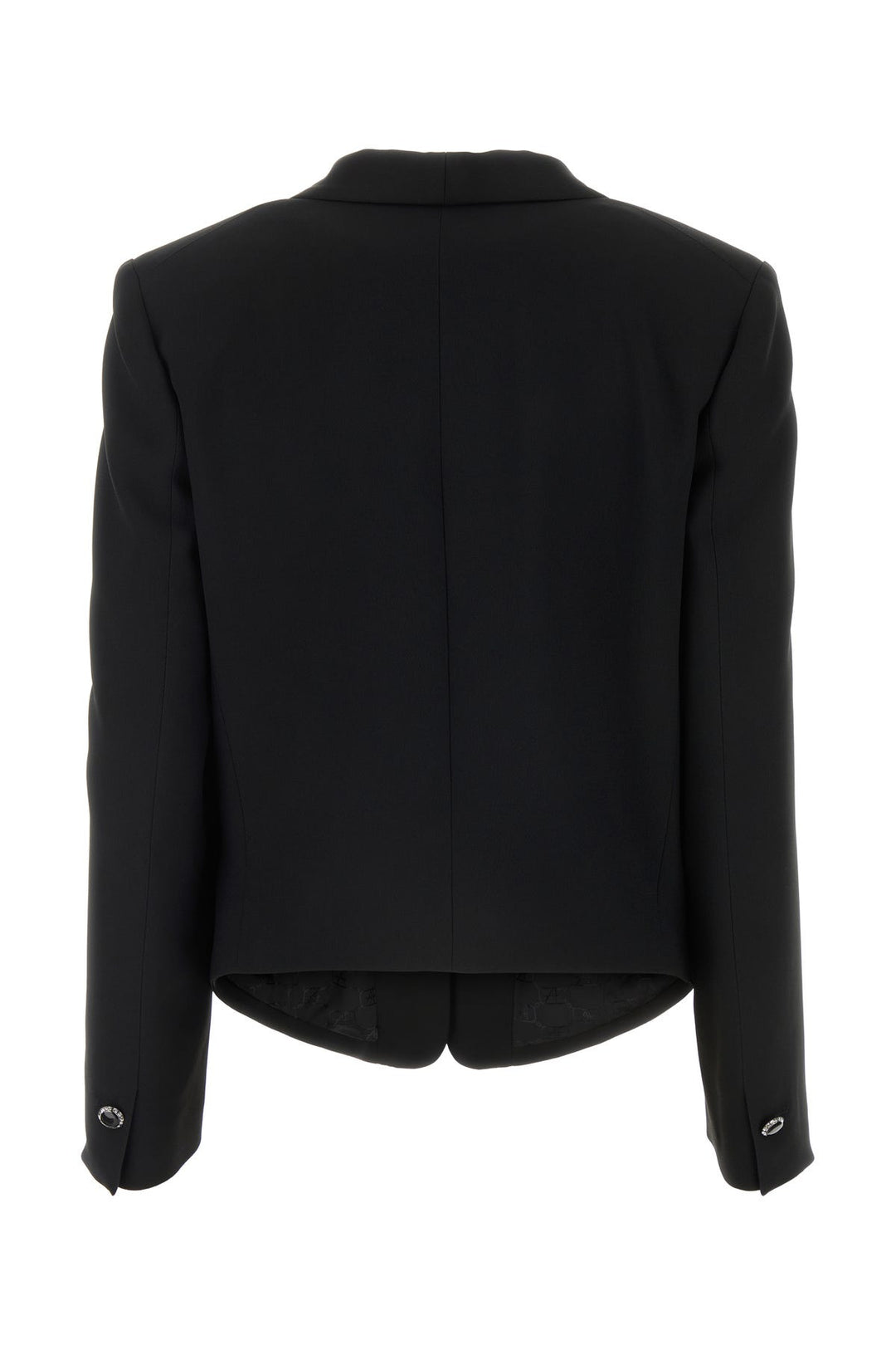 Black acetate blend blazer