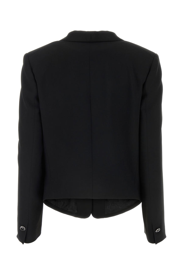 Black acetate blend blazer