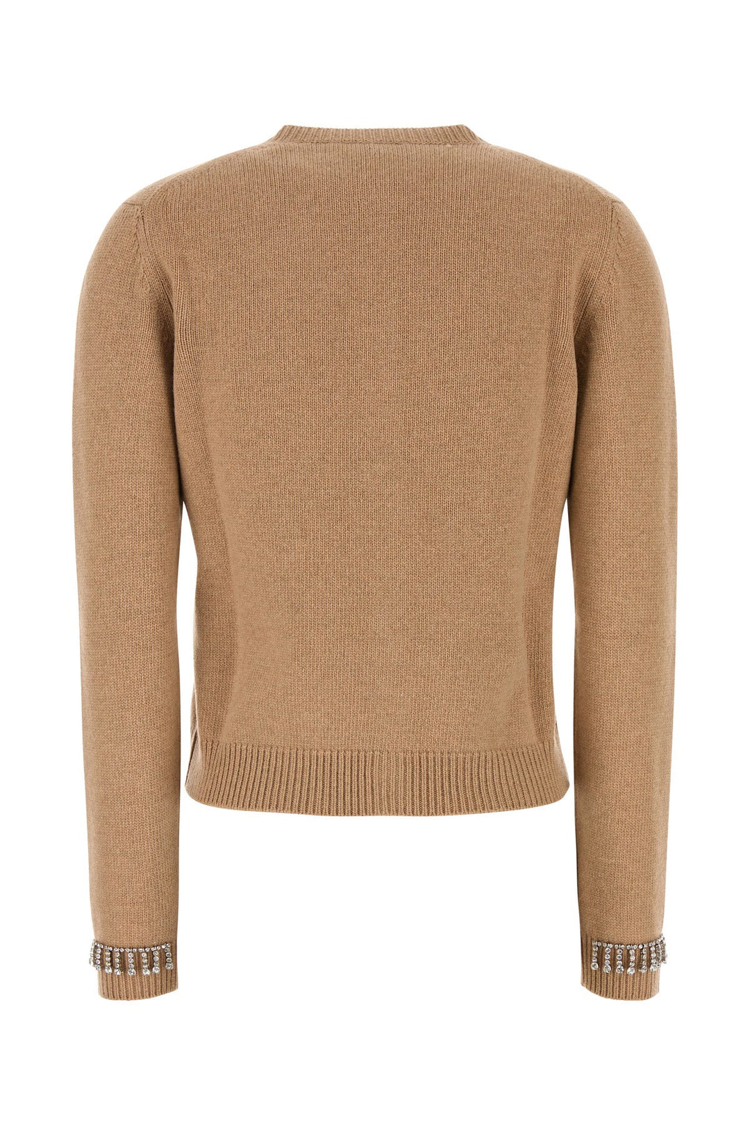 Camel wool blend cardigan