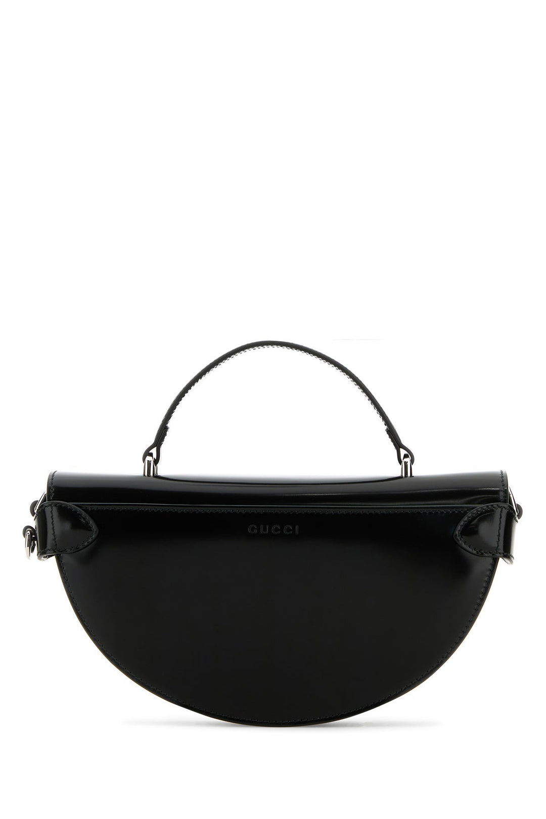 Black leather small handbag