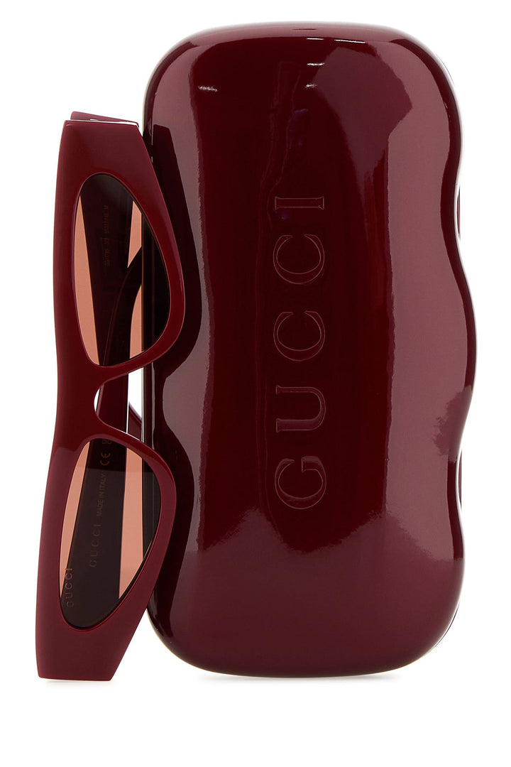 Tiziano red acetate sunglasses