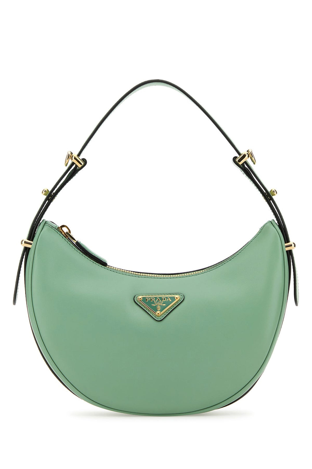 Sea green leather ArquÃ¨ handbag