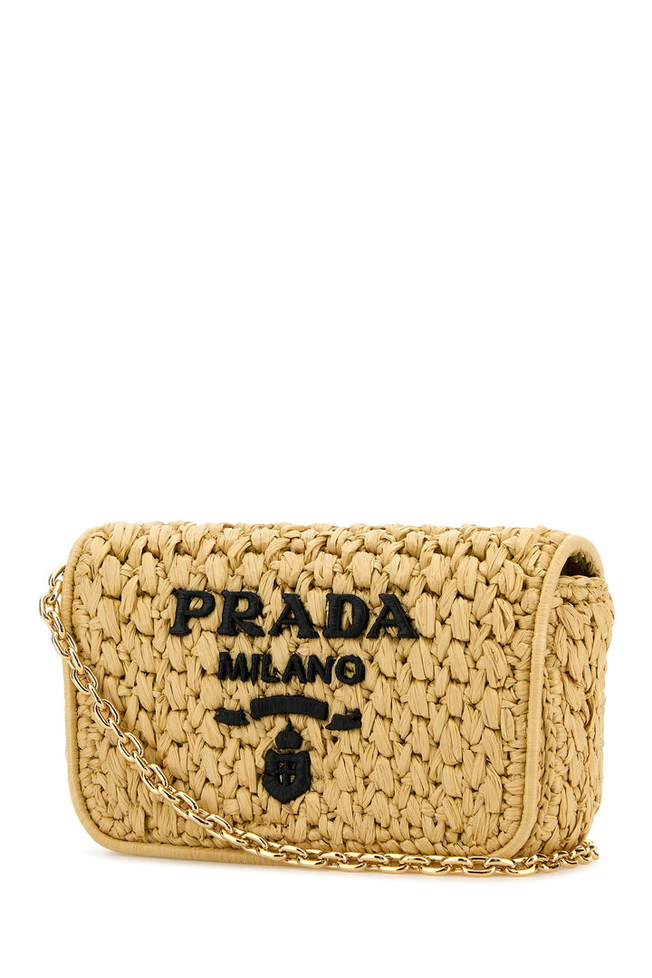 Raffia crossbody bag