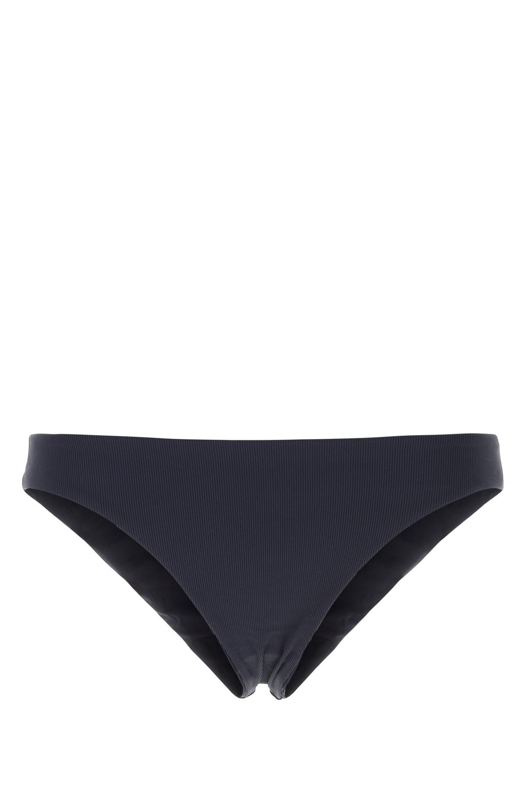 Navy blue stretch nylon bikini bottom