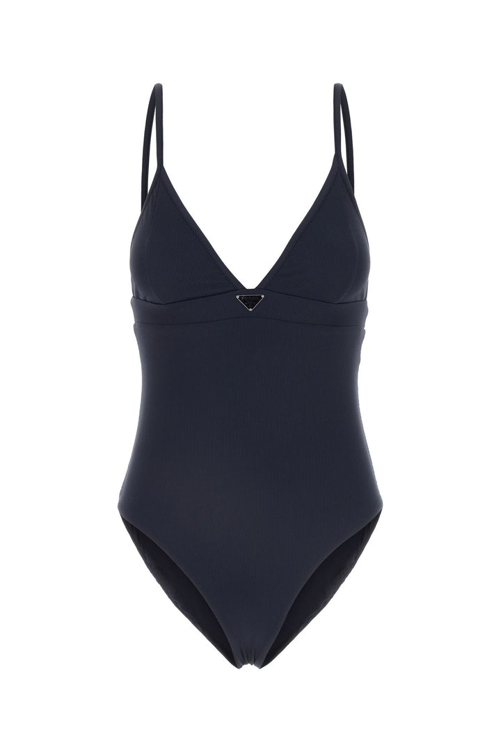 Midnight blue stretch nylon swimsuit