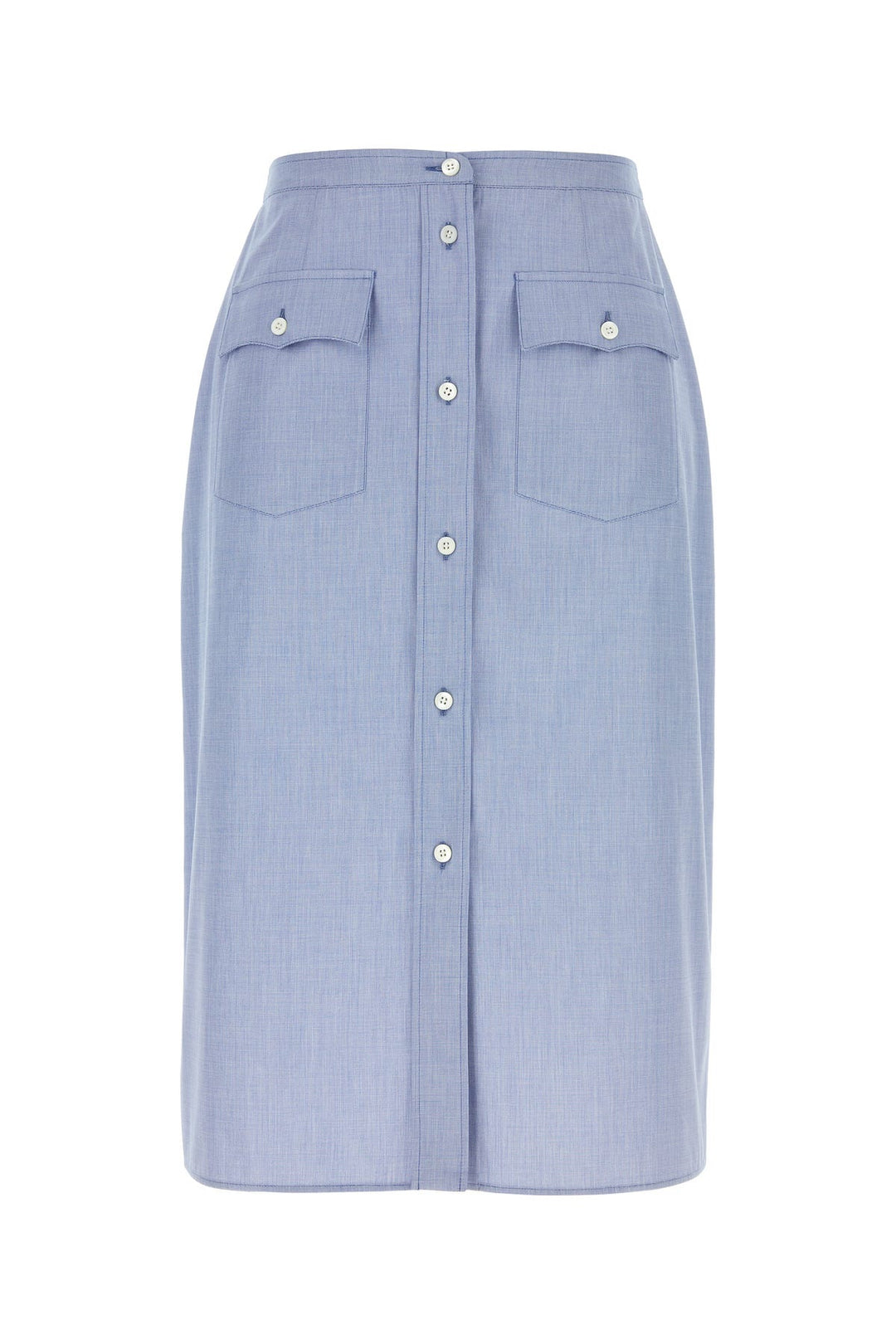 Light blue cotton skirt